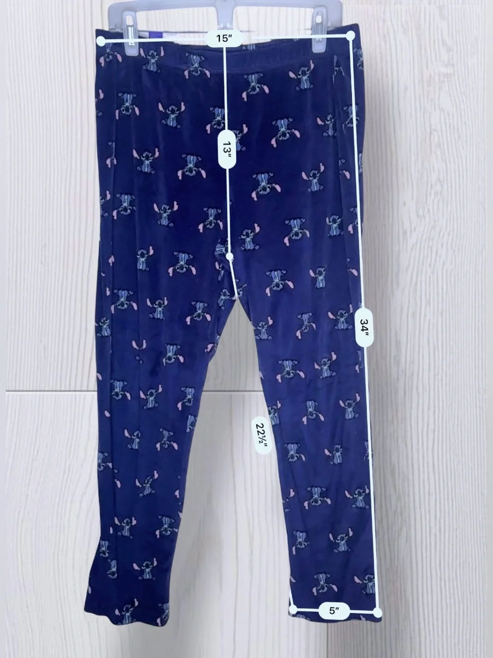 DISNEY Lilo & Stitch Ultra Soft Plush Fleece Lounge Pajama Bottoms